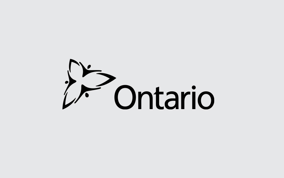 The former 2006 Ontario Trillium logo is shown.