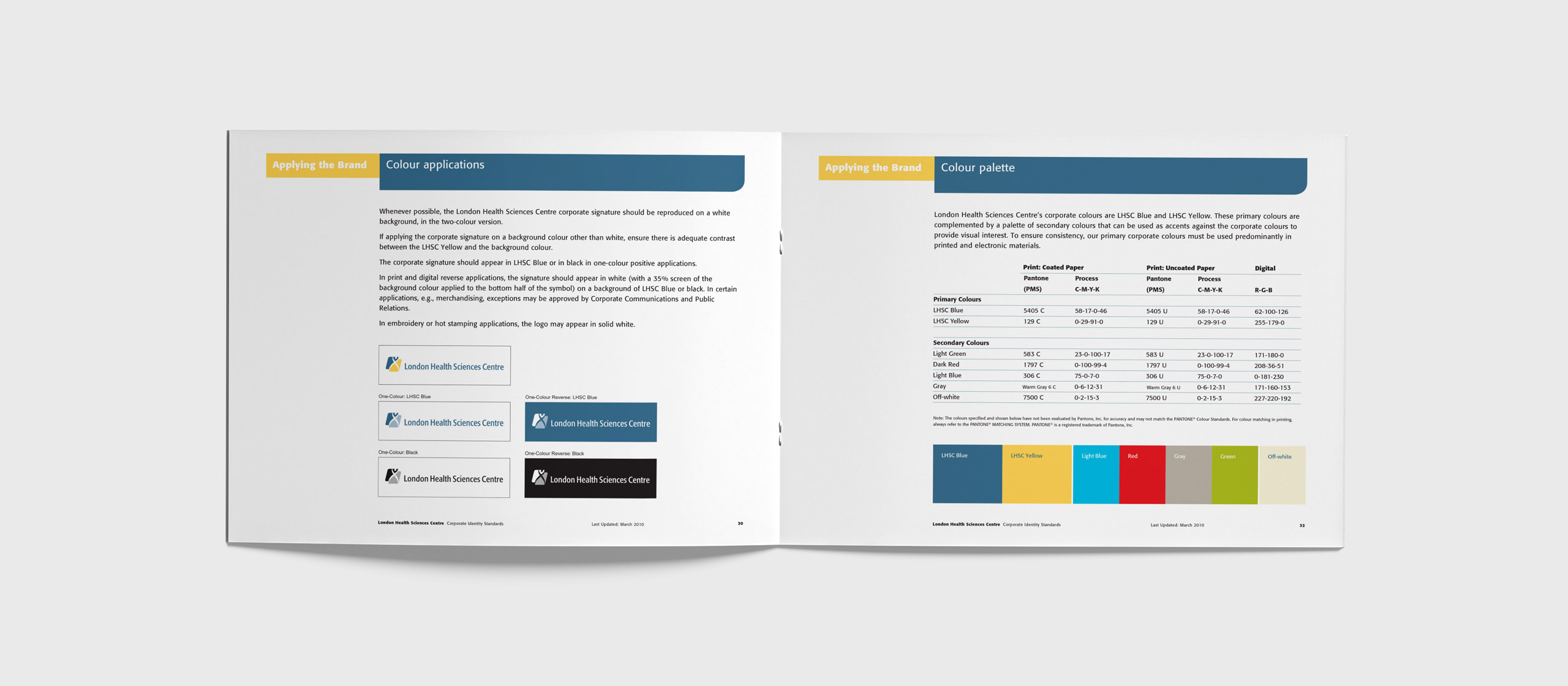 Corporate Identity Standards book