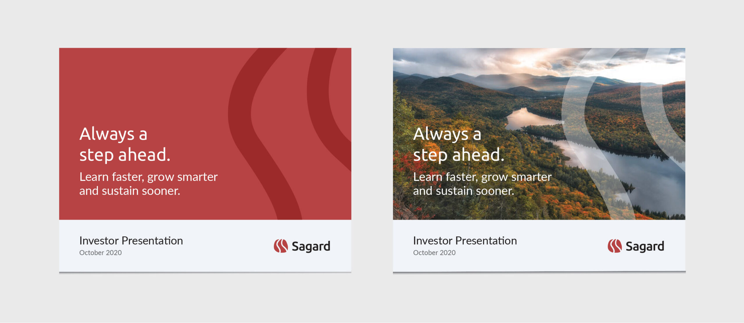 Sagard's investor presentations covers.