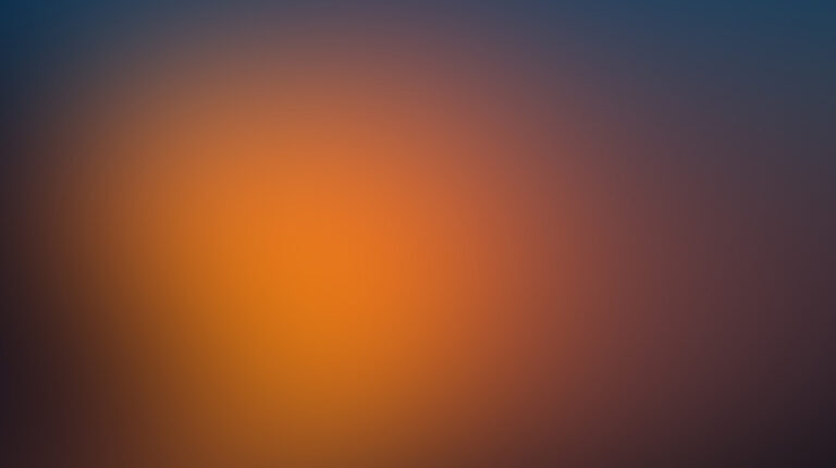 Indistinct blurred image of orange and blue hues