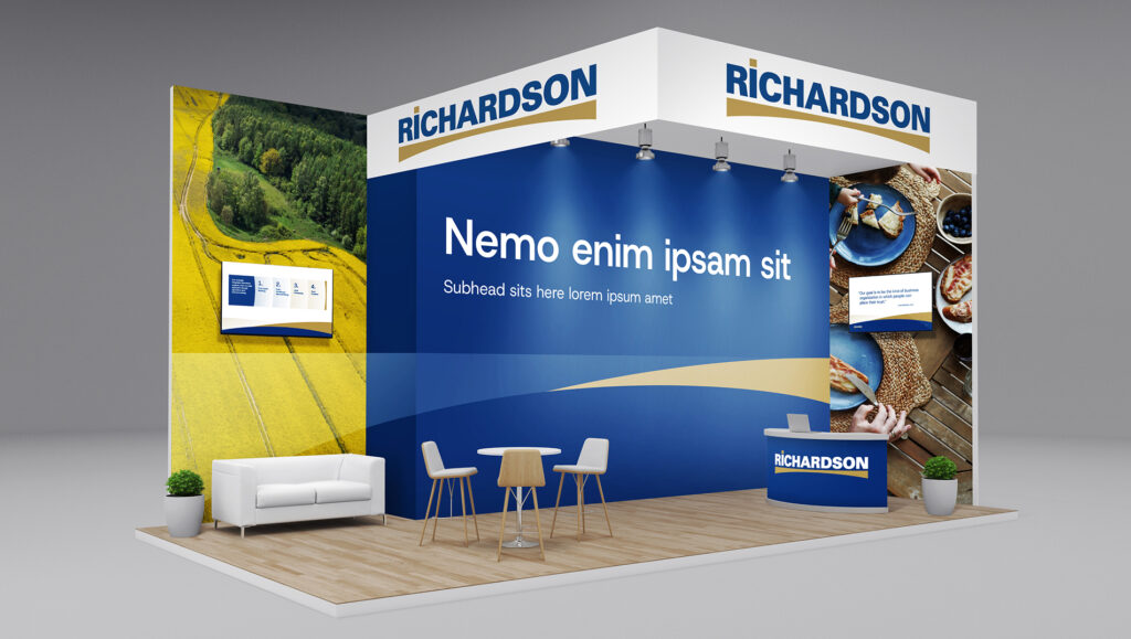 Richardson tradeshow booth